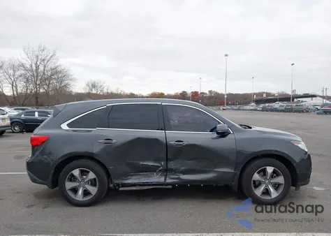 2014 Acura Mdx from USA, damaged, VIN 5FRYD3H21EB010851
